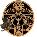Social Worker Plaque fretwork scroll saw pattern |The Wooden Teddy Bear