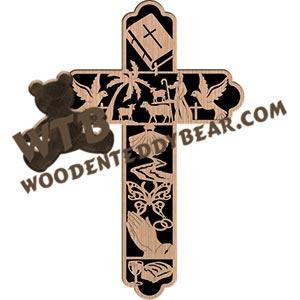 Clergy Cross fretwork scroll saw pattern |The Wooden Teddy Bear