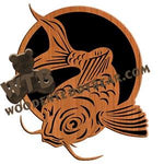 Koi Carp fretwork scroll saw pattern |The Wooden Teddy Bear