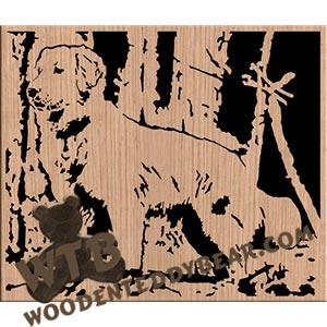 Golden Retriever fretwork scroll saw pattern |The Wooden Teddy Bear