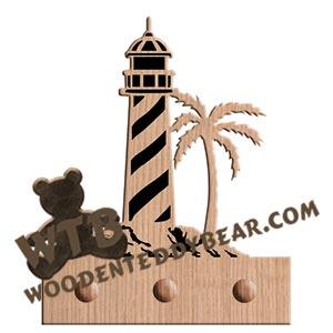 Lighthouse Key Plaque fretwork scroll saw pattern |The Wooden Teddy Bear