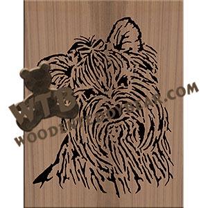 Yorkshire Terrier fretwork scroll saw pattern |The Wooden Teddy Bear