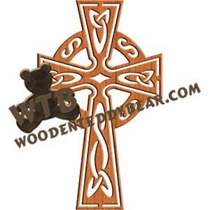 Celtic Cross #3 fretwork scroll saw pattern |The Wooden Teddy Bear