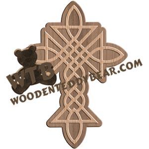 Celtic Cross #4 fretwork scroll saw pattern |The Wooden Teddy Bear