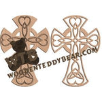 Celtic Cross #5 fretwork scroll saw pattern |The Wooden Teddy Bear