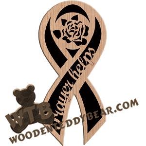 Prayer Helps Freedom Ribbon fretwork scroll saw pattern |The Wooden Teddy Bear