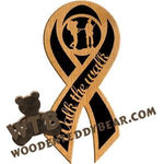 Walk the Walk Freedom Ribbon fretwork scroll saw pattern |The Wooden Teddy Bear
