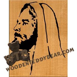 Jesus Portrait fretwork scroll saw pattern |The Wooden Teddy Bear