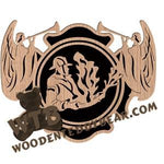 Firefighter & Angels fretwork scroll saw pattern |The Wooden Teddy Bear