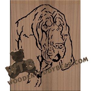 Bloodhound fretwork scroll saw pattern |The Wooden Teddy Bear