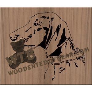 Hungarian Vizsla fretwork scroll saw pattern |The Wooden Teddy Bear