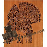 Male Turkey Advanced fretwork scroll saw pattern |The Wooden Teddy Bear