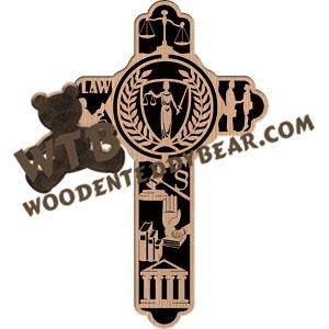Lawyer Cross fretwork scroll saw pattern |The Wooden Teddy Bear