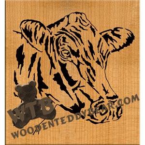 Angus Cow fretwork scroll saw pattern |The Wooden Teddy Bear