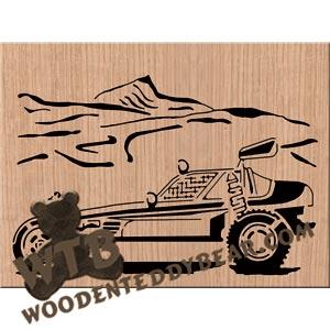 Dune Buggy fretwork scroll saw pattern |The Wooden Teddy Bear