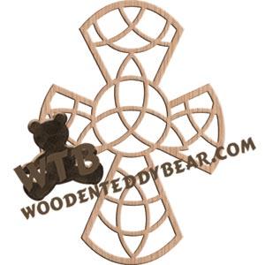 Celtic Cross #8 fretwork scroll saw pattern |The Wooden Teddy Bear