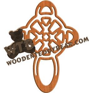 Celtic Cross #9 fretwork scroll saw pattern |The Wooden Teddy Bear