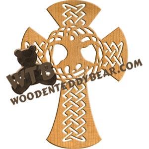 Celtic Cross #10 fretwork scroll saw pattern |The Wooden Teddy Bear