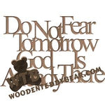 Do Not Fear fretwork scroll saw pattern |The Wooden Teddy Bear