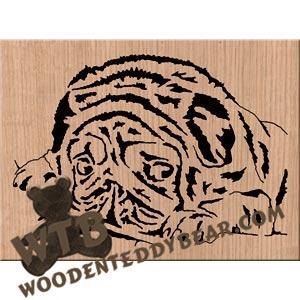 Pug fretwork scroll saw pattern |The Wooden Teddy Bear