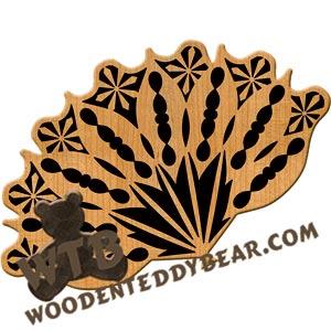 Fan Victorian fretwork scroll saw pattern |The Wooden Teddy Bear
