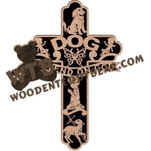 DOG Cross fretwork scroll saw pattern |The Wooden Teddy Bear
