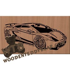 Lamborghini fretwork scroll saw pattern |The Wooden Teddy Bear