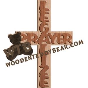 Legalize Prayer Cross fretwork scroll saw pattern |The Wooden Teddy Bear