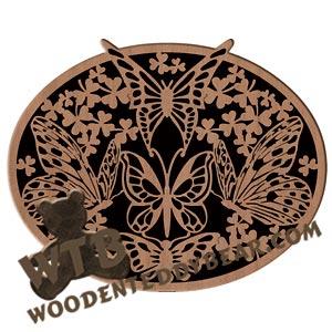 Butterflies fretwork scroll saw pattern |The Wooden Teddy Bear
