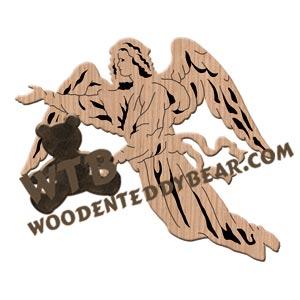 Fret Angel fretwork scroll saw pattern |The Wooden Teddy Bear