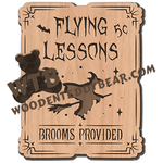 Flying Lessons | Fretwork Scroll Saw Pattern | Wooden Teddy Bear