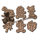 Fretwork Traditional Christmas Ornaments | Fretwork Scroll Saw Pattern | Wooden Teddy Bear