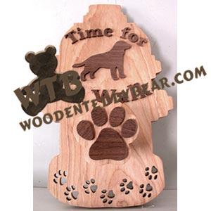 Time for a Walk fretwork scroll saw pattern | The Wooden Teddy Bear