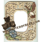 Hummingbird & Morning Glory Frame fretwork scroll saw pattern | The Wooden Teddy Bear