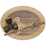 Self Framing Pintail Duck fretwork scroll saw pattern | The Wooden Teddy Bear