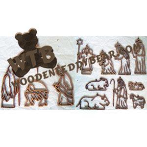 Fretwork Nativity Ornaments fretwork scroll saw pattern | The Wooden Teddy Bear