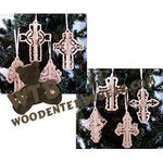 8 Dimensional Cross Ornaments fretwork scroll saw pattern | The Wooden Teddy Bear