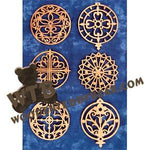 Ironwork Ornaments fretwork scroll saw pattern | The Wooden Teddy Bear