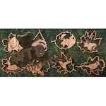 Forest Leaf Wildlife Ornaments #2 fretwork scroll saw pattern | The Wooden Teddy Bear