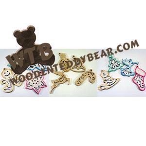 Petite Damask Ornaments fretwork scroll saw pattern | The Wooden Teddy Bear