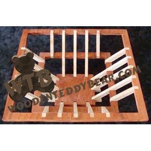 Classic Collection Square Basket fretwork scroll saw pattern | The Wooden Teddy Bear