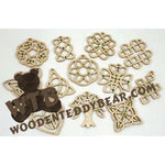 Celtic Inspired Ornaments & Pendants fretwork scroll saw pattern | The Wooden Teddy Bear