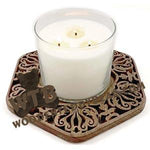 Duke Damask Candle Tray fretwork scroll saw pattern | The Wooden Teddy Bear