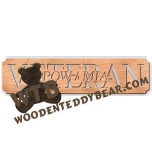 Veteran POW MIA fretwork scroll saw pattern | The Wooden Teddy Bear