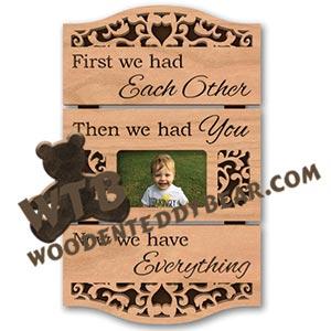 Then We Had You Sectional Plaque fretwork scroll saw pattern | The Wooden Teddy Bear