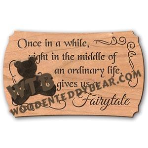 Love Gives Us a Fairytale fretwork scroll saw pattern | The Wooden Teddy Bear