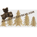 Filigree Standing Trees fretwork scroll saw pattern | The Wooden Teddy Bear