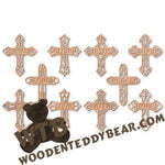 Filigree Christmas Spirit Crosses fretwork scroll saw pattern | The Wooden Teddy Bear