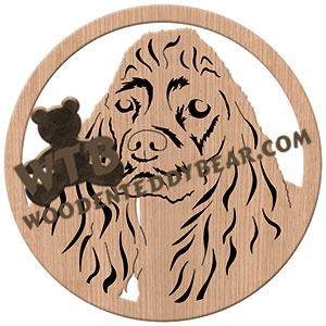 Cocker Spaniel fretwork scroll saw pattern | The Wooden Teddy Bear