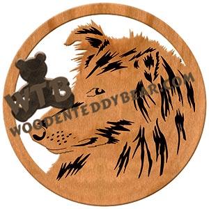 Collie fretwork scroll saw pattern | The Wooden Teddy Bear